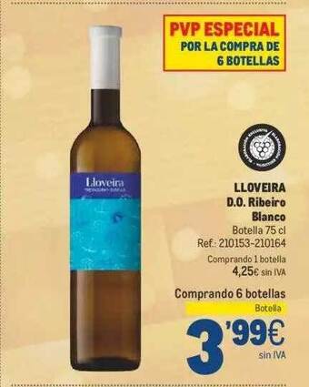 Makro Lloveira d.o. ribeiro blanco oferta
