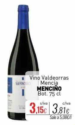 Cuevas Cash Vino valdeorras mencia menciño oferta