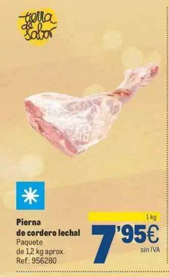 Makro Pierna de cordero lechal oferta