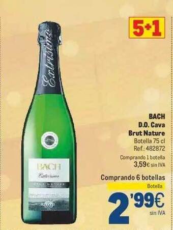 Makro Bach d.o. cava brut nature oferta