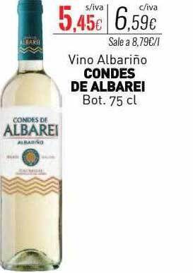 Cuevas Cash Vino albariño condes de albarei oferta