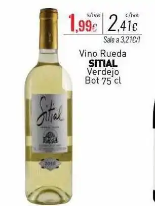 Cuevas Cash Vino rueda sitial verdejo oferta