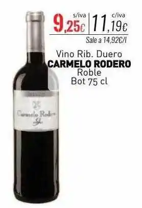 Cuevas Cash Vino rib duero carmelo rodeo roble oferta