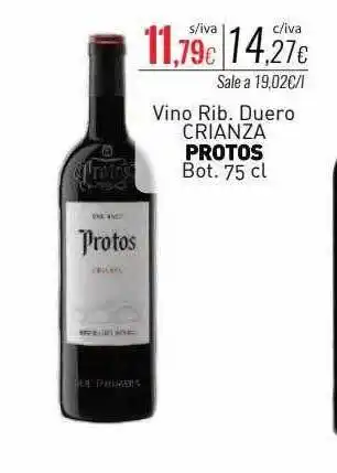Cuevas Cash Vino rib duero crianza protos oferta