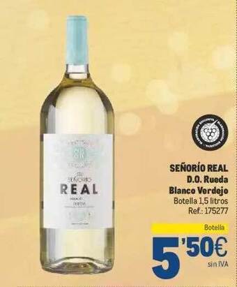 Makro Señorío real d.o. rueda blanco verdejo oferta