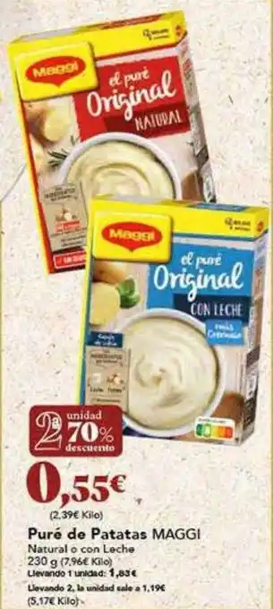 Gadis Puré de patatas maggi oferta