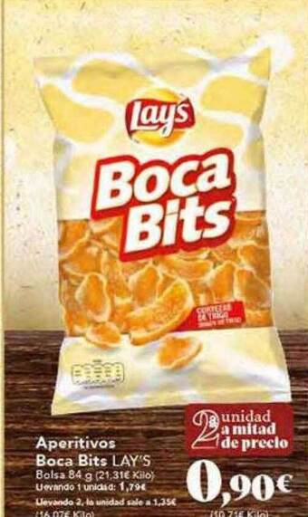 Gadis Aperitivos boca bits lay's oferta