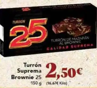 Gadis Turrón suprema brownie oferta