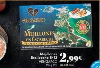 Gadis Mejillones escabeche 8 12 vengarco oferta