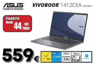 Asus vivobook 1412cea