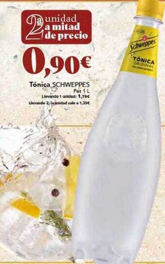 Gadis Tónica schweppes oferta