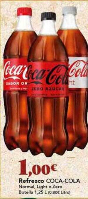 Gadis Refresco coca-cola oferta