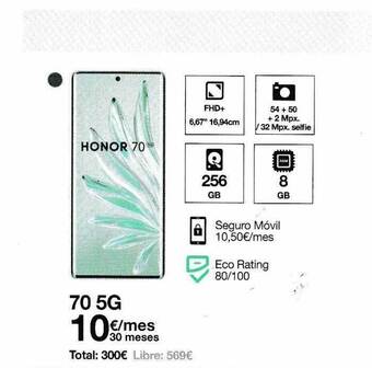 Orange Honor 70 5g oferta