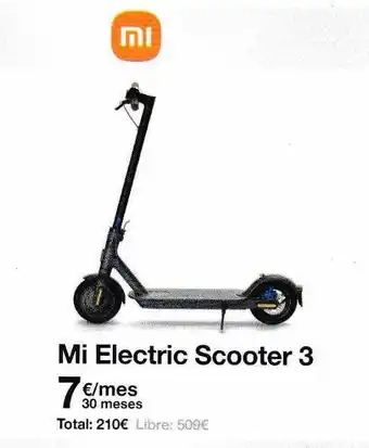 Orange Mi electric scooter 3 oferta