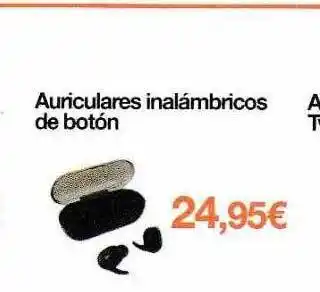 Orange Auriculares inalámbricos de botón oferta