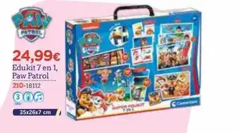 Super Juguete Edukit 7 en 1, paw patrol oferta