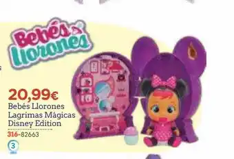 Super Juguete Bebés llorones lagrimas mágicas disney edition oferta