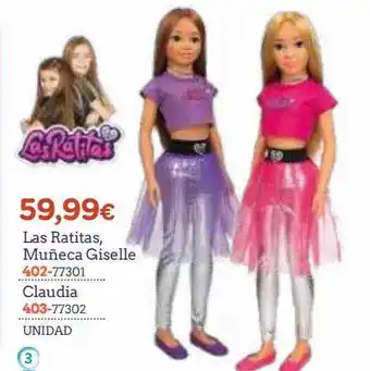 Las ratitas, muñeca giselle claudia