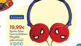 Super Juguete Spider-man cascos estéreo plegable oferta