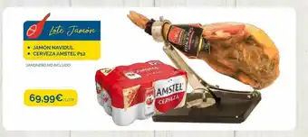 Supermercados La Despensa Jamón navidul cerveza amstel oferta