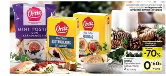 Caprabo Ortiz torradetes amb nabius oferta