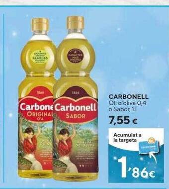 Caprabo Carbonell oli d'oliva 0.4 o sabor oferta