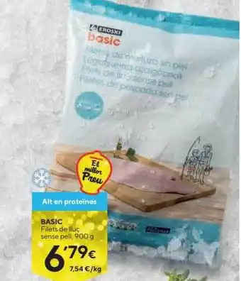 Caprabo Basic filets de lluà sense pell oferta