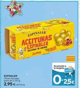 Caprabo Espinaler olives farcides oferta
