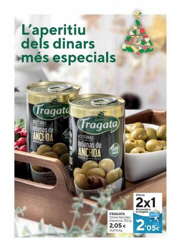 Caprabo Fragata olives farcides d'anxova oferta