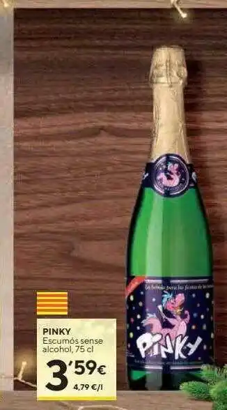 Caprabo Pinky escumós sense alcohol oferta