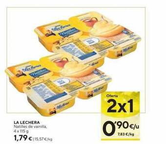 Caprabo La lechera natilles de vainilla oferta