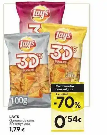 Caprabo 2a unitat -70% lay's gamma de cons 3d senyalada oferta