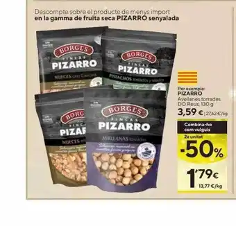 Caprabo 2a unitat -50% pizarro avellanes torrades do reus oferta