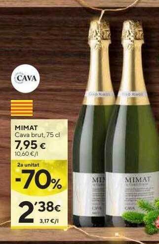 Caprabo 2a unitat -70% mimat cava brut oferta