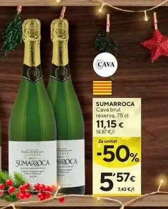 Caprabo 2a unitat -50% sumarroca cava brut reserva oferta