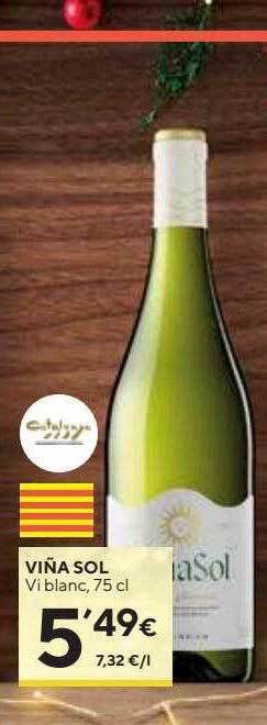 Caprabo Viña sol vi blanc oferta