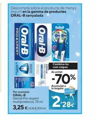 Caprabo Oral-b dental pro-expert multiprotecció oferta