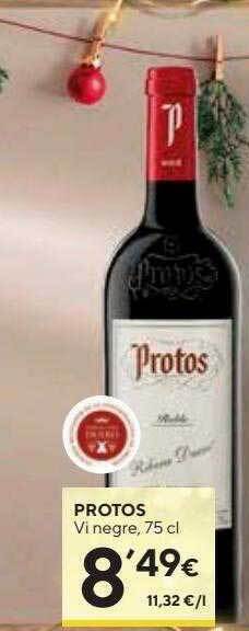 Caprabo Protos vi negre oferta