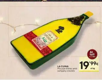 Caprabo La cuina mousse d'ànec amb xampany o bolets oferta