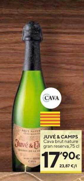 Caprabo Juvé & camps cava brut nature gran reserva oferta