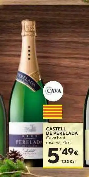 Caprabo Castell de perelada cava brut reserva oferta