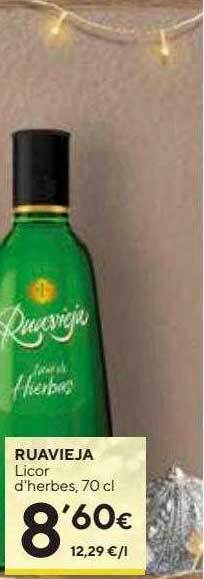 Caprabo Ruavieja licor d'herbes oferta