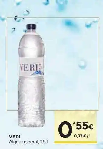 Caprabo Veri aigua mineral oferta