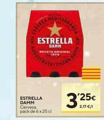 Caprabo Estrella damm cervesa oferta