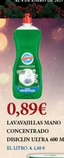 Claudio Lavavajillas mano concentrado disiclin ultra oferta