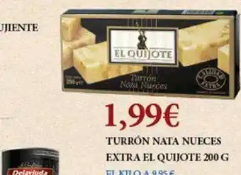 Claudio Turrón nata nueces extra el quijote oferta