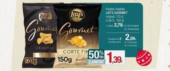Condis 50% dte 2a unitat patates fregides lay's gourmet oferta
