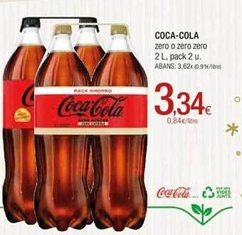 Condis Coca-cola zero o zero zero oferta