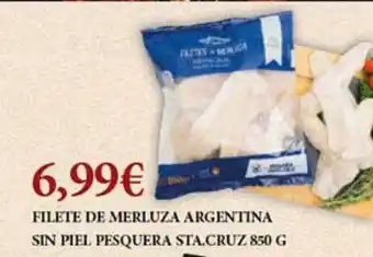 Claudio Filete de merluza argentina sin piel pesquera sta cruz oferta