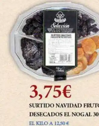 Claudio Surtido navidad fruto desecados el nogal oferta